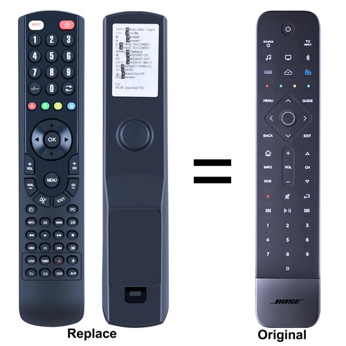 New replacement remote - new,